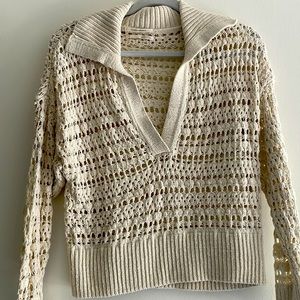 Anthropologie crochet top